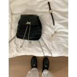 Небольшая дизайнерская цепь, рюкзак, серебряная сумка через плечо, изысканный стиль