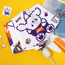 Parasol sun protection UV umbrella Sunshine and rain dual use umbrella ins fully automatic folding umbrella