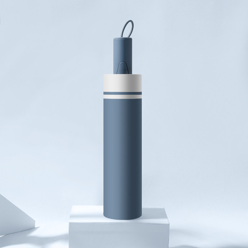 Automatic umbrella Forest retro simple rain and rain dual-use umbrella Folding parasol men and women sunscreen anti-UV increase