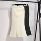 Mid-length fishtail skirt irregular slit suit skirt