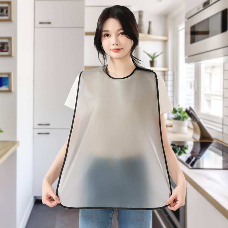 Adult eating bibs waterproof and oil-proof children's saliva towels no-wash wear-resistant and dirt-resistant bibs for adults and the elderly eating pockets