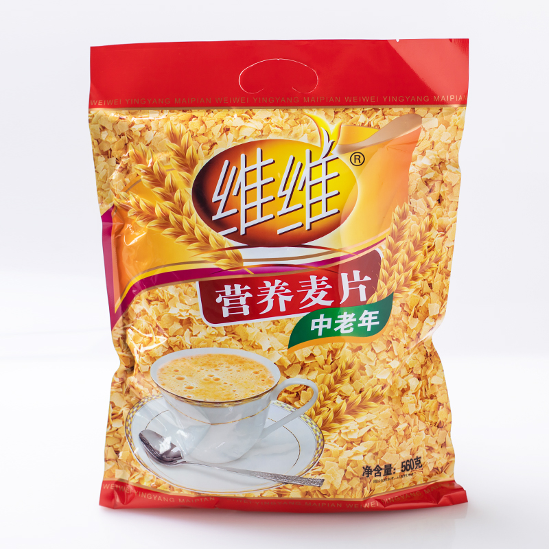 Vivi Middle - aged Nutritional Cereal 560 grams of Breakfast Oats Breakfast Food Three Bags