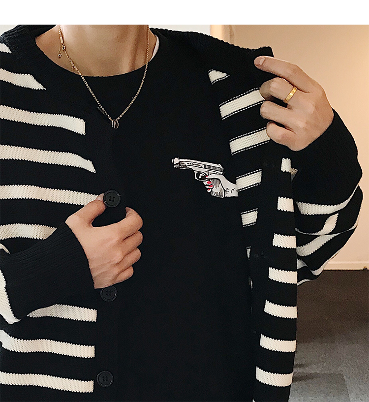 Đầm xòe 18 mùa thu mới hoang dã thả vai lệch cổ tròn áo len len áo len nam shop thời trang nam