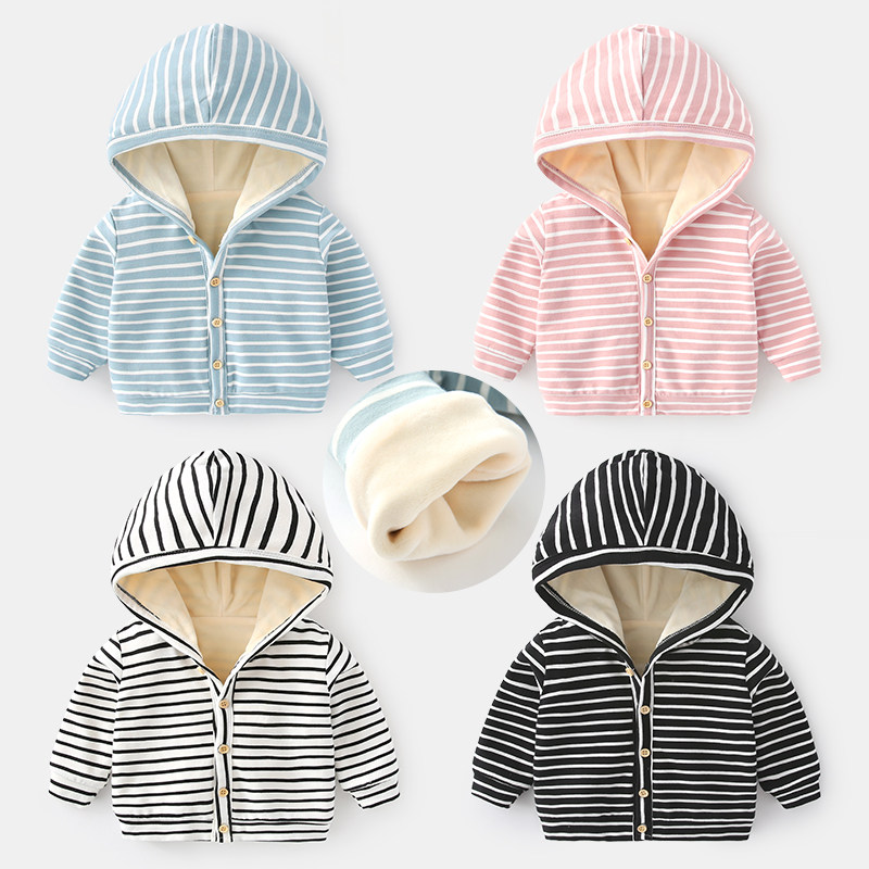 Baby Autumn Winter Plus Suede Coat Newborn Clothes Baby Cotton Clothing Winter Children Blouses Warm Winter Cotton Clothing Winter Clothing