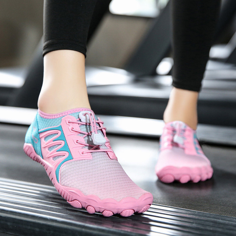 Indoor fitness shoes women's yoga jump rope training shoes men's treadmill squat shoes soft bottom shock-absorbing comprehensive sports shoes