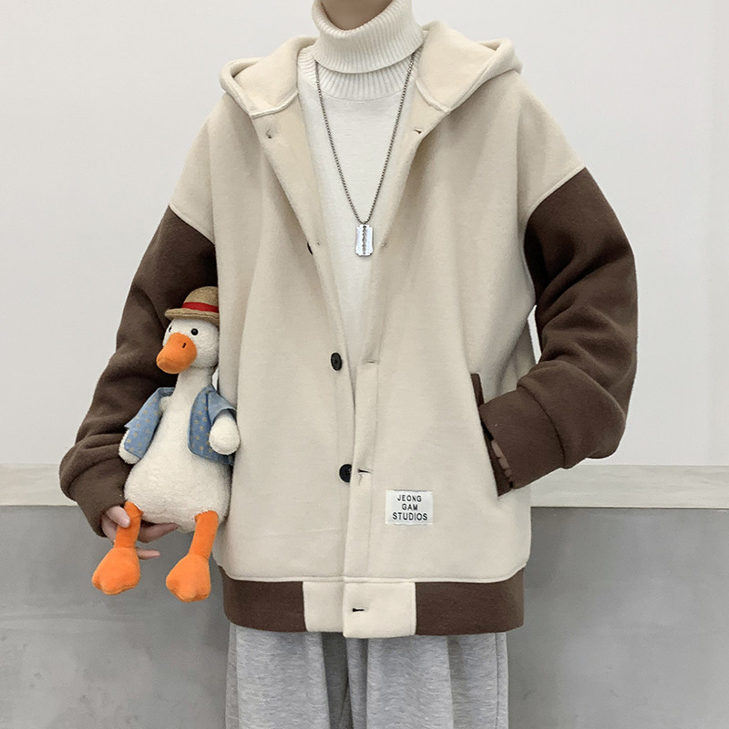 木迪卡瑪lisha七號倉庫江南e的衣櫃胡軒108男裝連帽加絨套頭休閒上衣