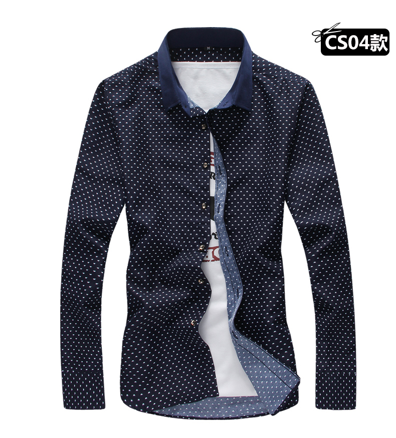 Mùa sơ mi dài tay Slim nam Oxford quay trẻ thanh niên Hàn Quốc ủi miễn phí thường xuyên nam cổ áo sơ mi dài tay áo sơ mi mua áo sơ mi
