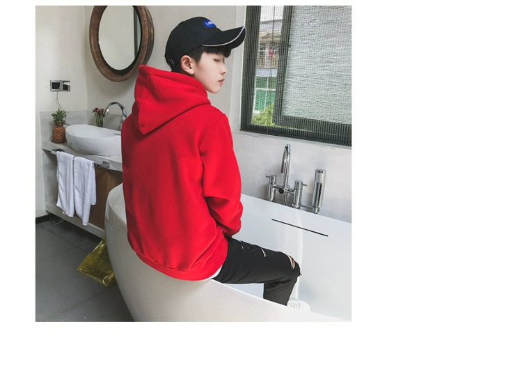 Thanh niên mùa thu và mùa đông cộng với phân bón cộng với 5XXXXXL rộng rãi