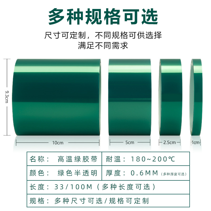 PET绿色耐高温硅胶带：保护PCB电镀喷涂的秘密武器，你知道多少？