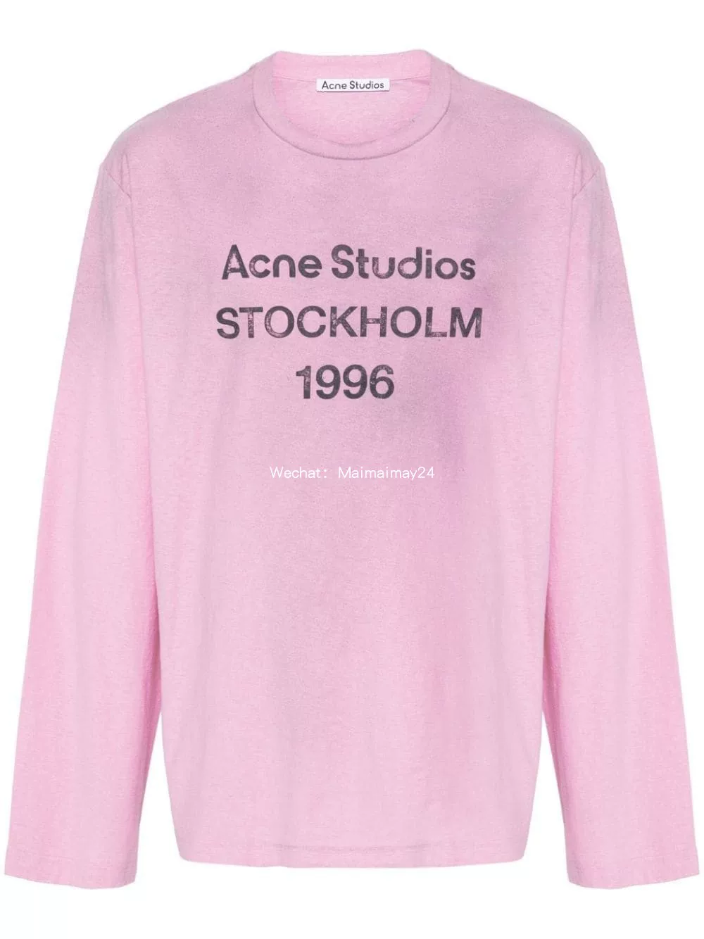 Abao State ACNE Studios 1996 Making an old long -sleeved T -shirt CL0197 neutral style