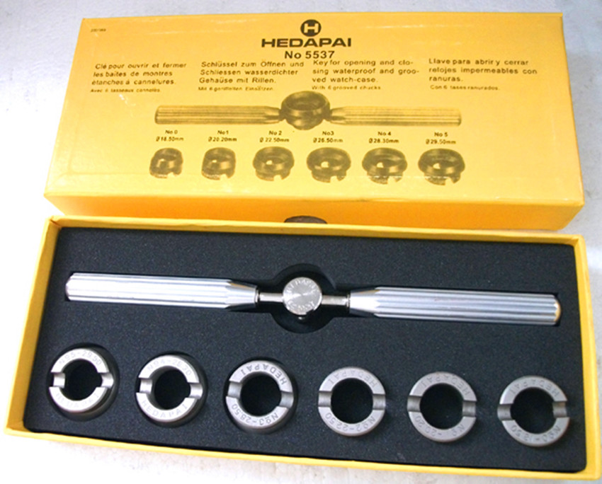 Repair table tool open back cover 5537 water devils small red flower openers watches open lid for changing battery tools