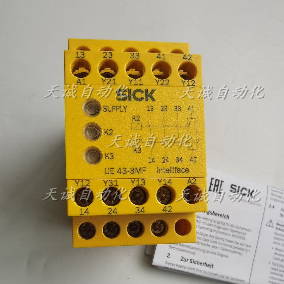 Original FITTING SICK SCHKE SAFETY RELAY UE43-3MF2D3 6024897 UE43-3MF2A36024897
