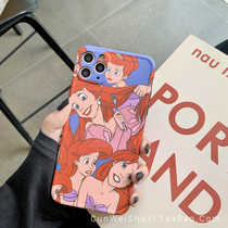 Mermaid Princess for iPhone11Pro Max Apple X XS XR 12 phone case 78plus mini