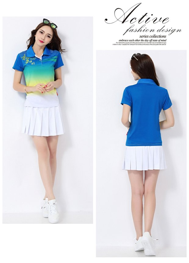 Váy tennis trắng nữ mùa hè xếp li cầu lông set đồ nửa quần dài váy cỡ lớn giả hai váy thể thao eo cao quần nike nữ