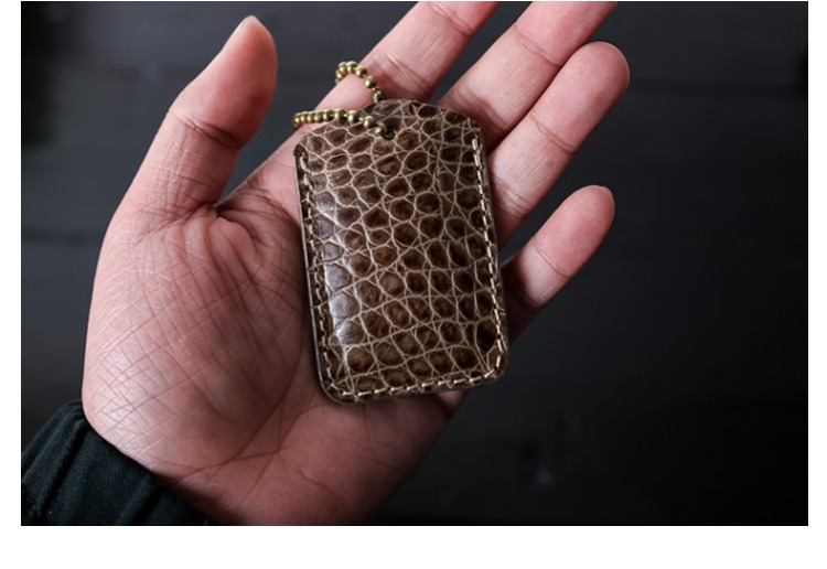Matto handmade da hàng hóa đầy đủ da retro thẻ mini bộ da nhỏ cửa ban thẻ bao da mini thẻ bus ví để thẻ