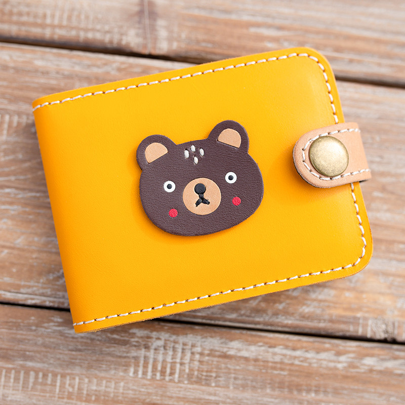 Motor Vehicle Driving License Leather Cover Cute Cartoon Creative Net Red License Line Driving License Two-in-one Document Protection Leather Cover