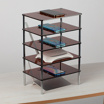 Acrylic set-top box router shelf multi-layer overlay router shelf router light cat placement storage