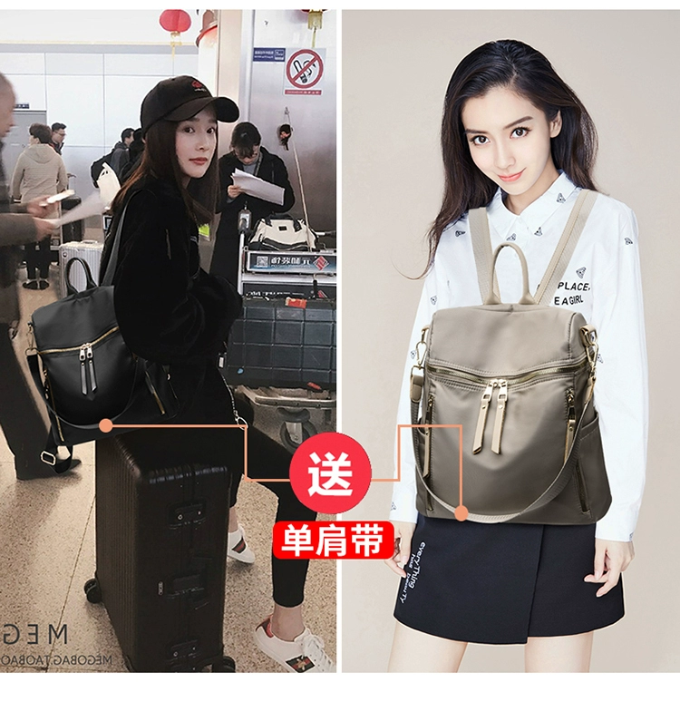 balo mini nữ hàng hiệu Oxford Vải ba lô túi nữ 2022 nylon nylon ba lô không thấm nước thời trang Hàn Quốc thời trang nhũ nhất thần kinh linh hoạt balo đi chơi thời trang balo nữ hàng hiệu đẹp