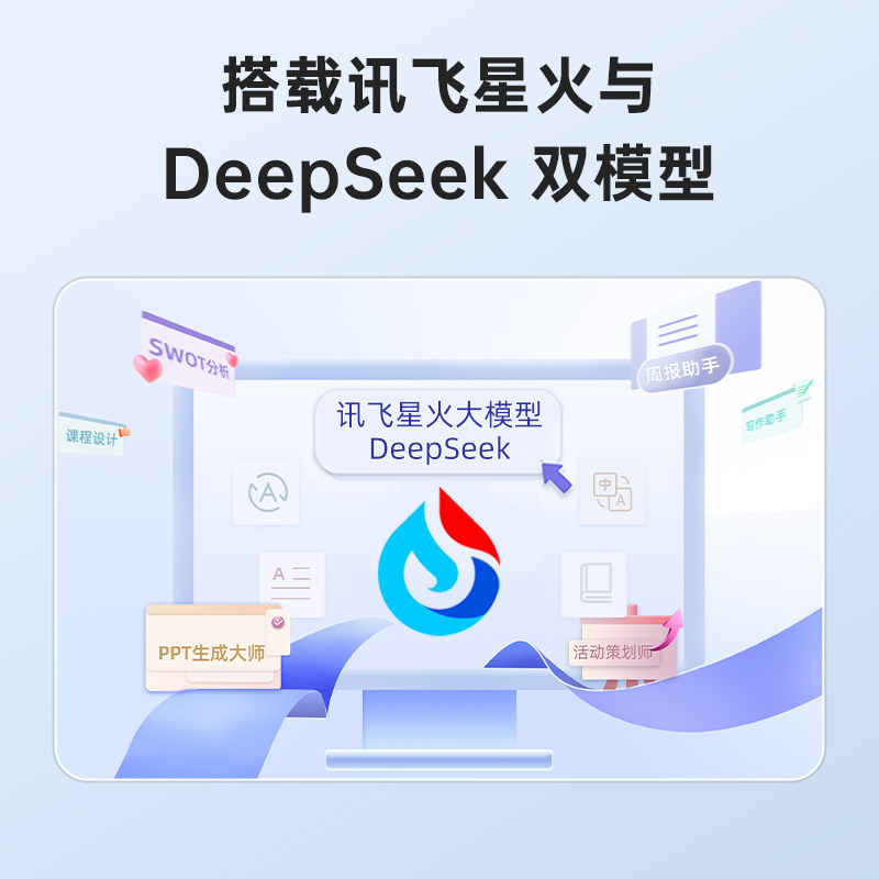 [New Product]Iflytek Ai Keyboard K1 Spark Edition Three-Mode Bluetooth Abs Keycaps Office Deepseekr1