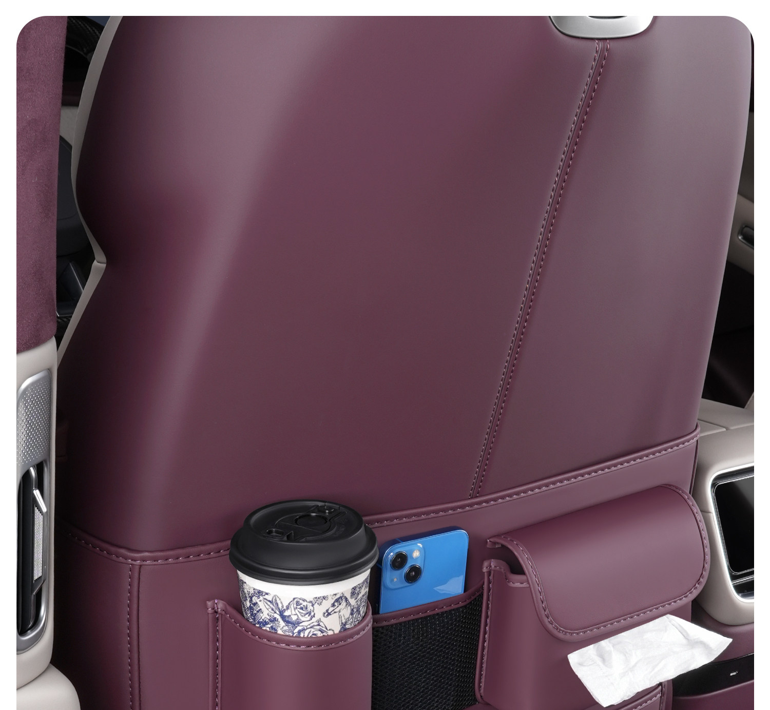 Suitable for Xiaomi Yu7 Anti-Kick Pad, Rear Seat Backrest Protective Pad, Anti-Dirt Pad, Car Interior Accessories