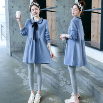 Fall Breastfeeding Dress 2022 Netred Suit Spring Autumn New Spring Dress Stylish Pregnant Woman Spring Dress Dress