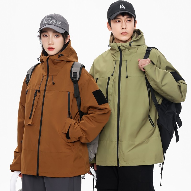 2024 Celebrity Style Mountain Jacket for Men and Women, Spring and Autumn Trendy Brand Couple Outfit, Mountaineering Clothing, Plus Size Functional Jacket