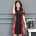 Mùa hè 2019 mới mẹ đầm đầm nữ in họa tiết Slim khí chất cỡ lớn phiên bản Hàn Quốc của váy đáy mỏng - Quần áo của mẹ áo kiểu nữ tuổi 50 Quần áo của mẹ