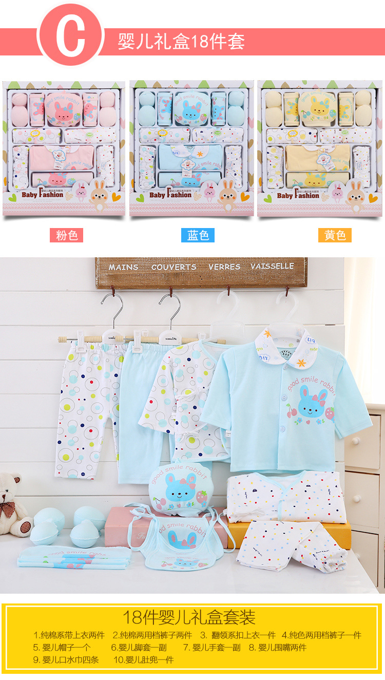 Coffret cadeau pour bébé - Vêtements + Accessoires - Ref 1950162 Image 19