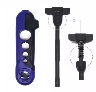 Fishing gear Winder colored plastic fishing rod clamp nail portable card pole with Rod winder fishing gear fishing supplies