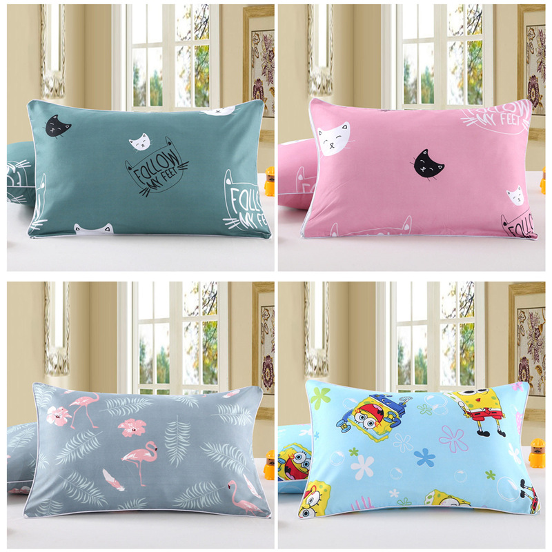 Student pillow a pair of pillow core with free pillow case dormitory single health care neck pillow home double four seasons universal