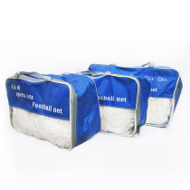 Reinforced polyethylene football net for league use adult 11-a-side 7-a-side 5-a-side football goal net