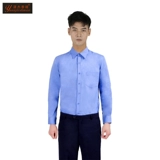 Мужская униформа, рубашка, синий лонгслив для работы