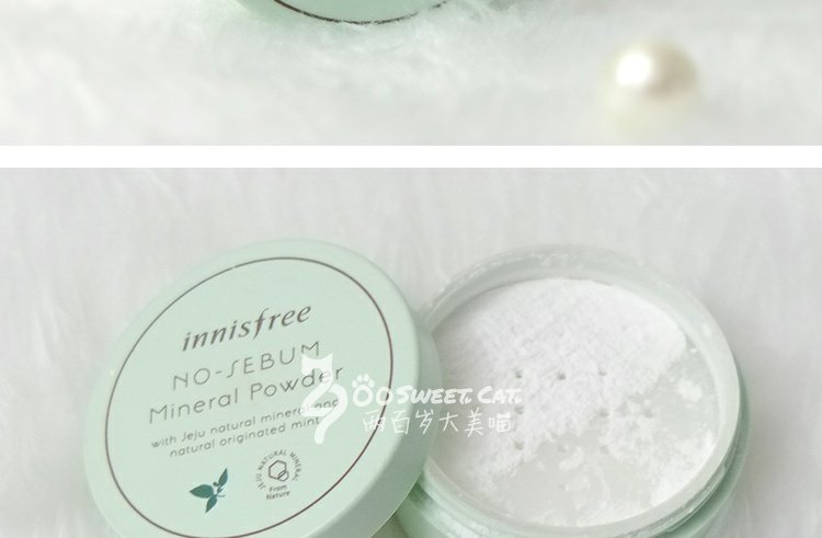 Hàn Quốc innisfree Yue Shi phong cách khoáng chất bạc hà lỏng bột mật ong phấn nền kiểm soát dầu nền 5g phấn nước kiềm dầu