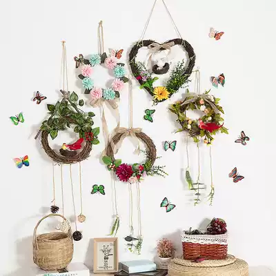 Wall decoration pendant creative kindergarten bedroom wall milk tea shop dining room living room bedroom wall flower decoration