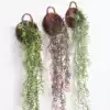 Simulation flower plant wall hanging flower pot flower stand hanging wall decoration Flower basket hanging wall wall decoration creative hanging decoration