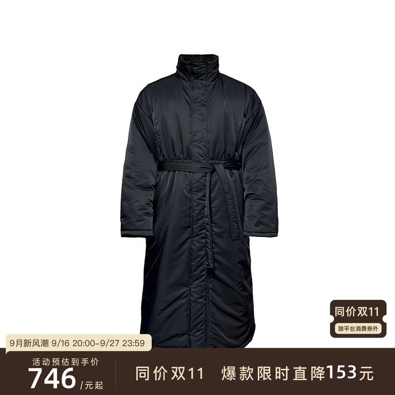 Jcaesar Praka Waist-Cinching Parka Coat 3m Thinsulate Professional-Grade Warm Fleece Cotton Loose Fit Scimitar Jcaesar Praka Waist-Cinching Parka Coat 3m Thinsulate Professional-Grade Warm Fleece Cotton Loose Fit Scimitar