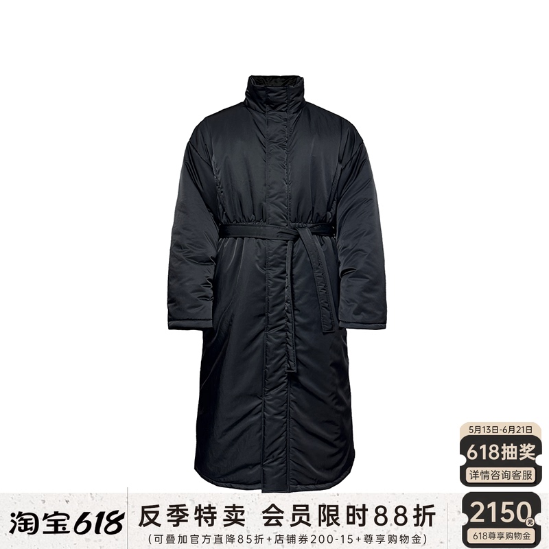 Jcaesar Praka Waist-Cinching Parka Coat 3m Thinsulate Professional-Grade Warm Fleece Cotton Loose Fit Scimitar