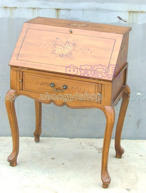 American furniture American hand-painted writing desk desk computer desk flip computer desk desk writing desk desk desk