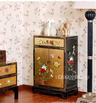 American furniture handmade painted lockers gold foil furniture one chest cabinet double door cabinet shoe cabinet entrance hall entrance cabinet