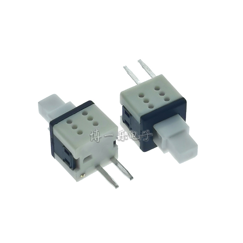 5 8*5 8MM self-locking switch two-foot vertical key switch single row 2-foot key switch one on and one off