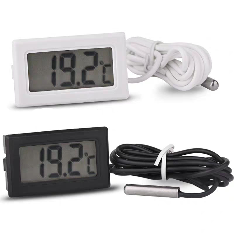 Electronic temperature counting display thermometer digital thermometer fish tank Refrigerator Windmeter thermometers with waterproof monitor