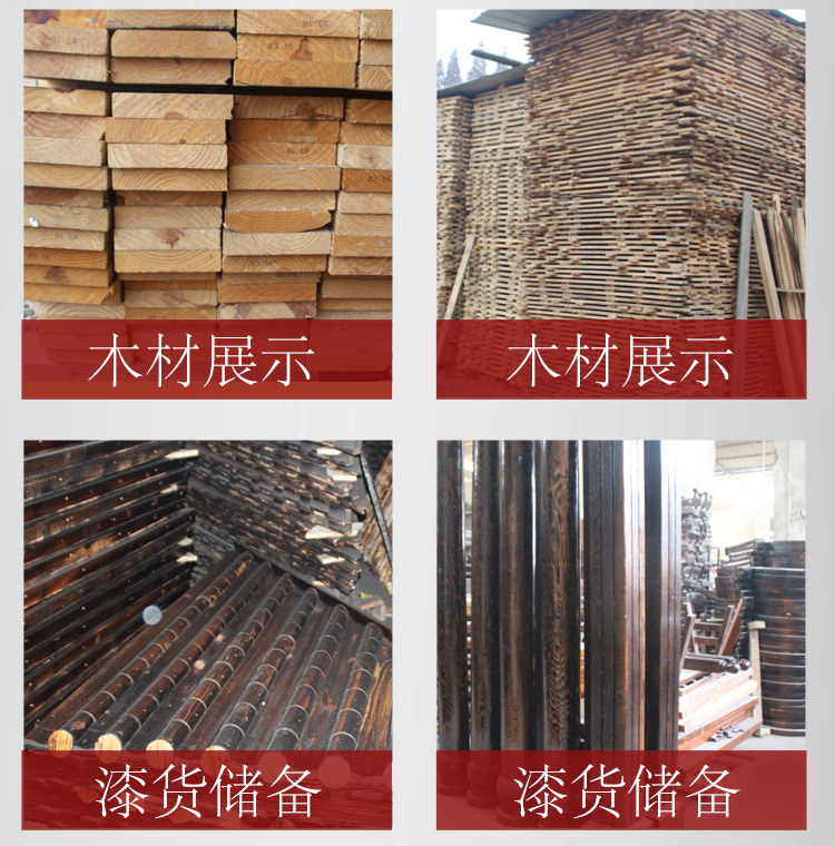 Gian hàng hình lục giác bằng gỗ carbonized gian hàng ngoài trời nhà máy đồ nội thất trực tiếp chống ăn mòn nhà gỗ biệt thự cảnh quan gian hàng ghế ngồi ban công