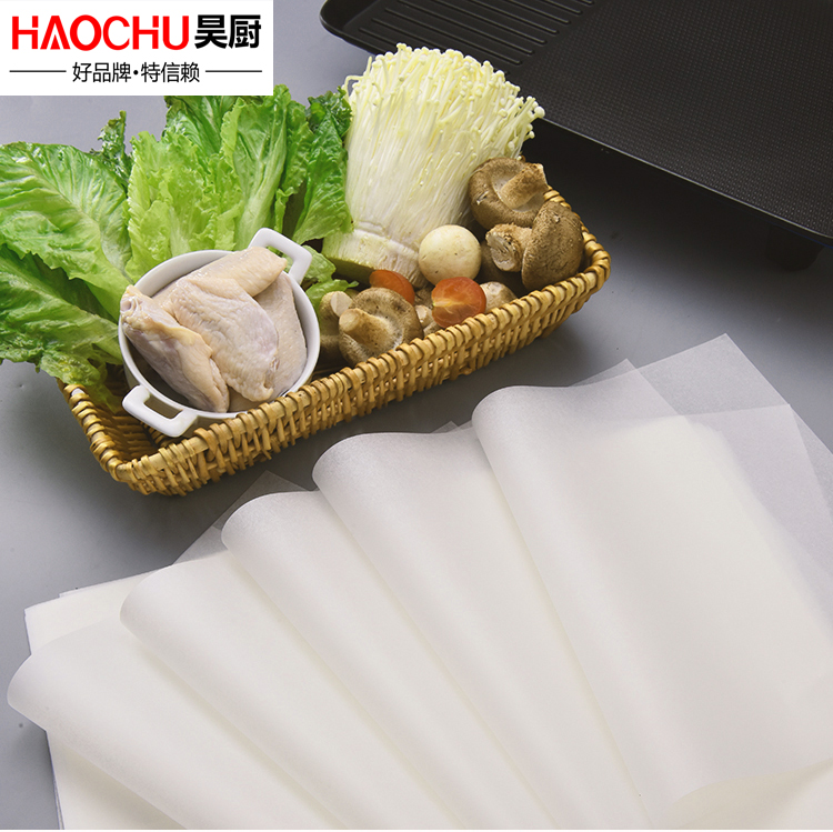 Hao kitchen oil paper 100-500 sheets oven baking sheet oil paper Barbecue barbecue oil paper Baby food oil paper household