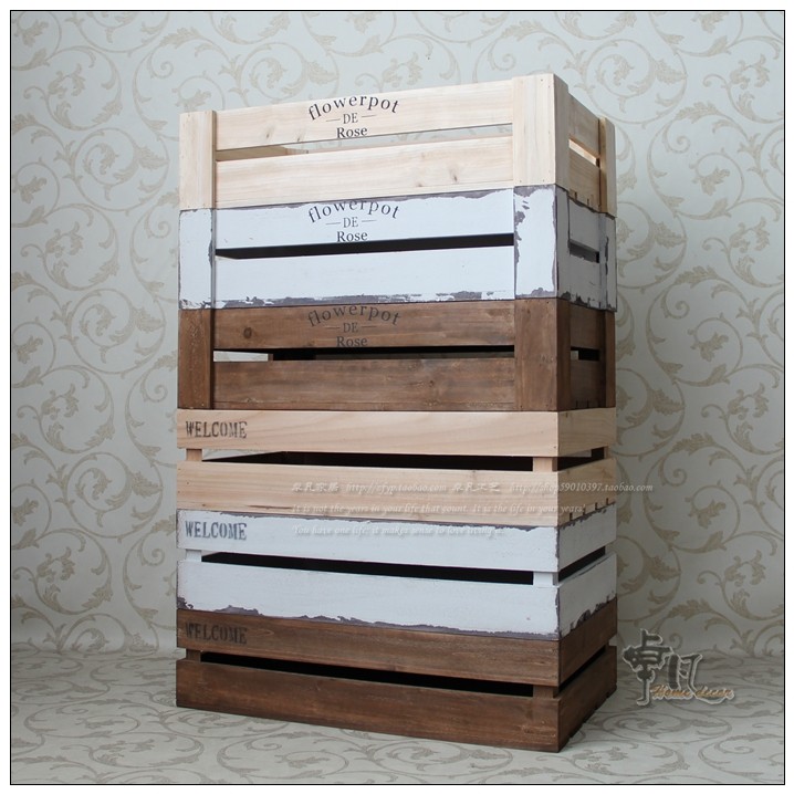 ZAKKA retro solid wood containing decorative plate hollowed-out Depan store furnishing wood fruit tray short disc sitting tray