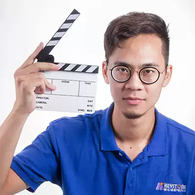 Black and white acrylic mini director board Movie scene recording board English clapping board shooting background photography props