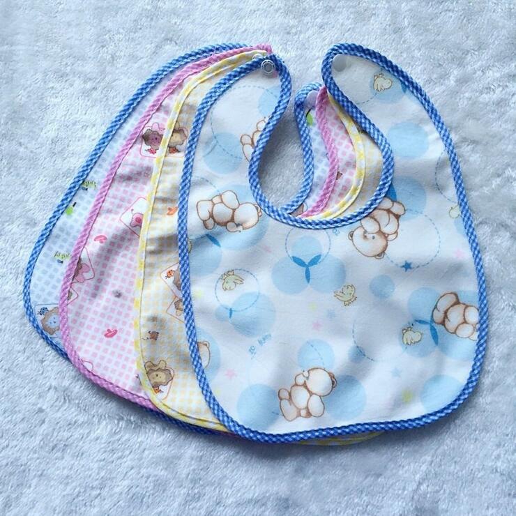 Baby bib bib bib Baby cung cấp nhung pha lê nhung không thấm nước đai khóa khăn nước 3 Gói - Cup / Table ware / mài / Phụ kiện cốc uống nước cho bé