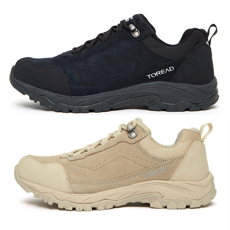 Pathfinder hiking shoes men's and women's autumn and winter outdoor non-slip wear-resistant leather hiking shoes TFAH91076 91077