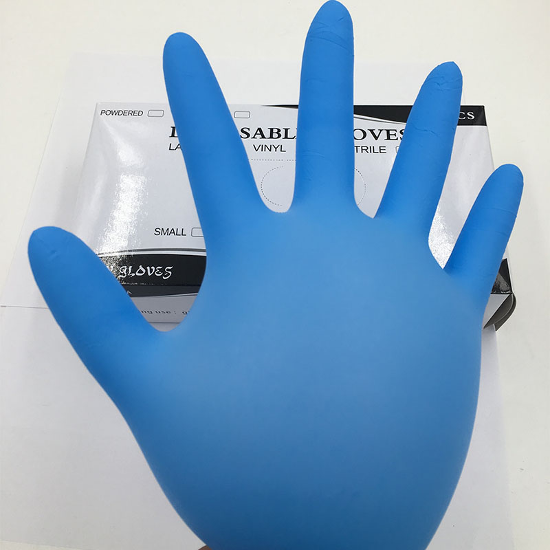 Faith Tattoo Equipment Disposable Tattoo Gloves Blue Rubber Gloves Blue Tinged Gloves 100