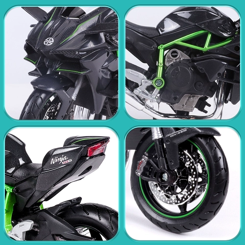 Kawasaki, yamaha, реалистичный металлический мотоцикл, модель автомобиля, фигурка, масштаб 1:12
