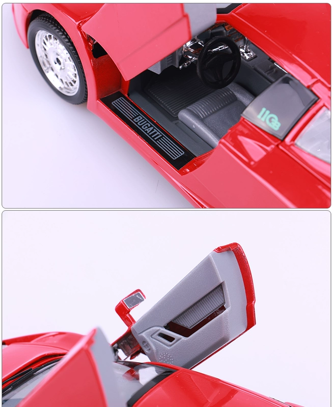 Bimei Gao 1:18 Bugatti EB110 / 1994 Racing Mô phỏng tĩnh Mô hình xe hợp kim Mô hình xe thể thao